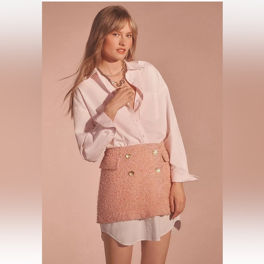 NWT Anthropologie Blush Mini Skirt‎